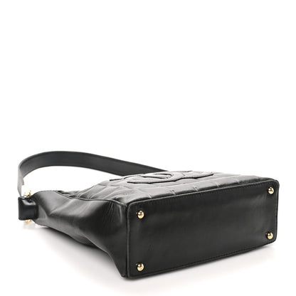 Chanel Lambskin Quilted Small Chocolate Bar Shoulder Bag Black 4 of 10