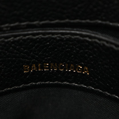 Balenciaga Signature Grained Calfskin Logo XXS Ville Top Handle Bag Black 6 of 14