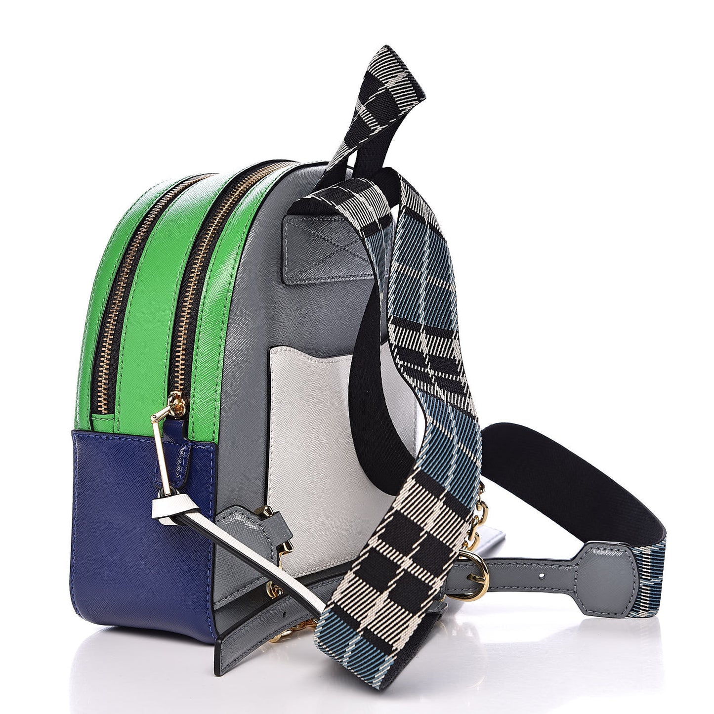 Saffiano Snapshot Backpack Slate Multicolor