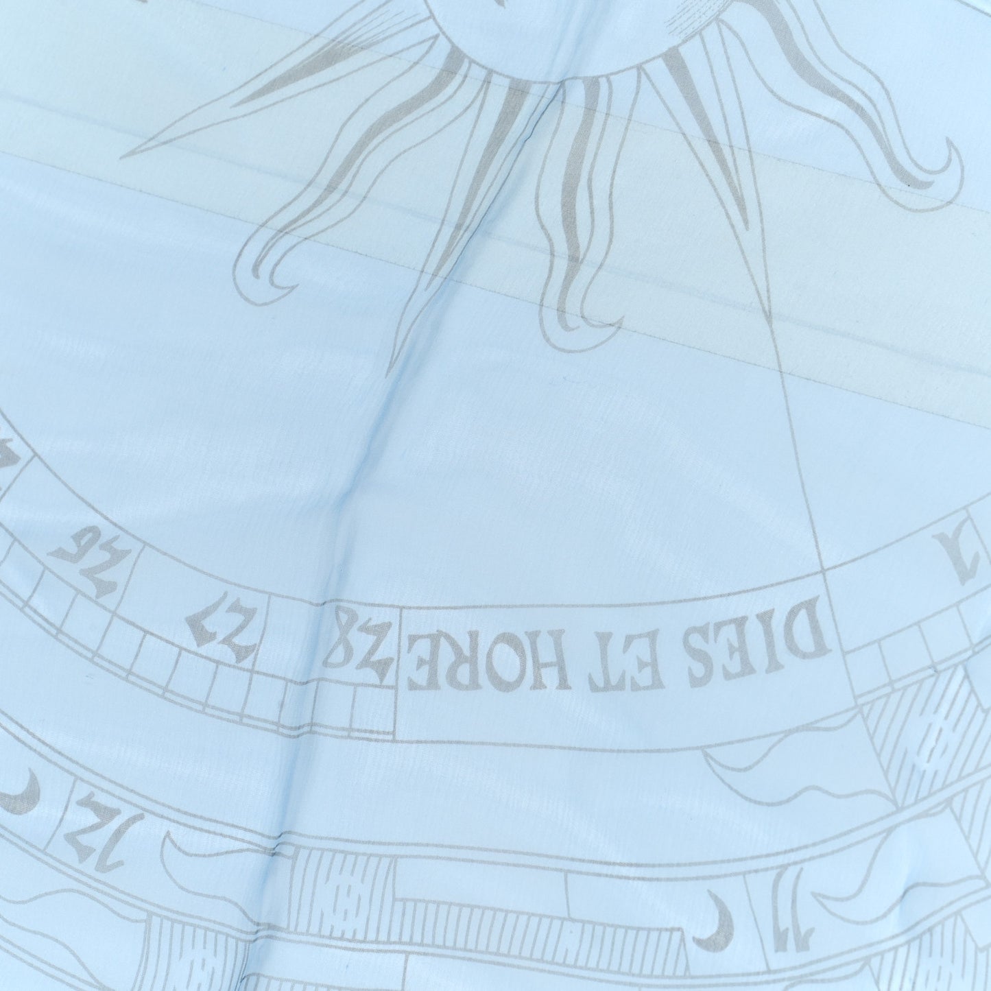 Silk Astrologie Sunrise Muslin Scarf 140 Rose Ciel Vert