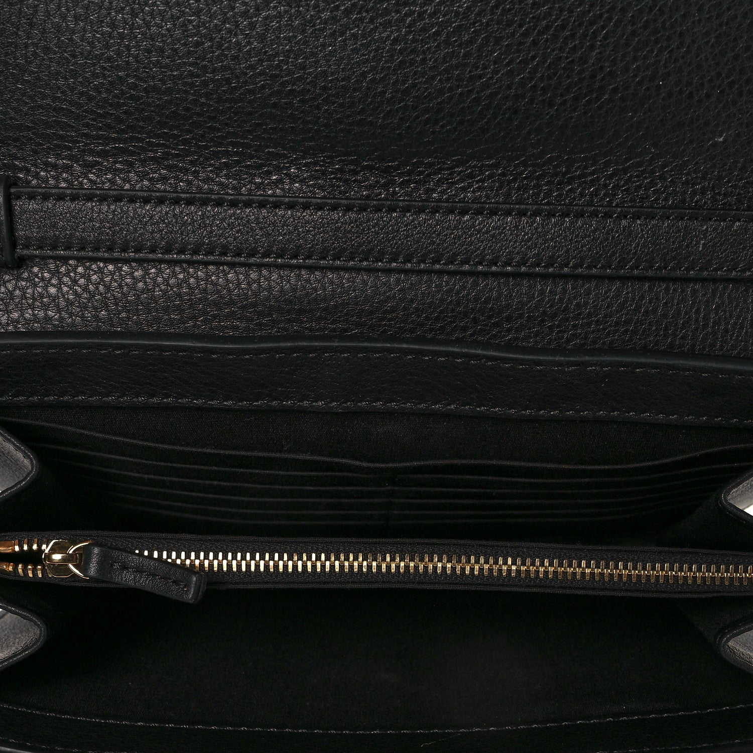 Versace Grained Calfskin Virtus Wallet On Chain Black 4 of 8