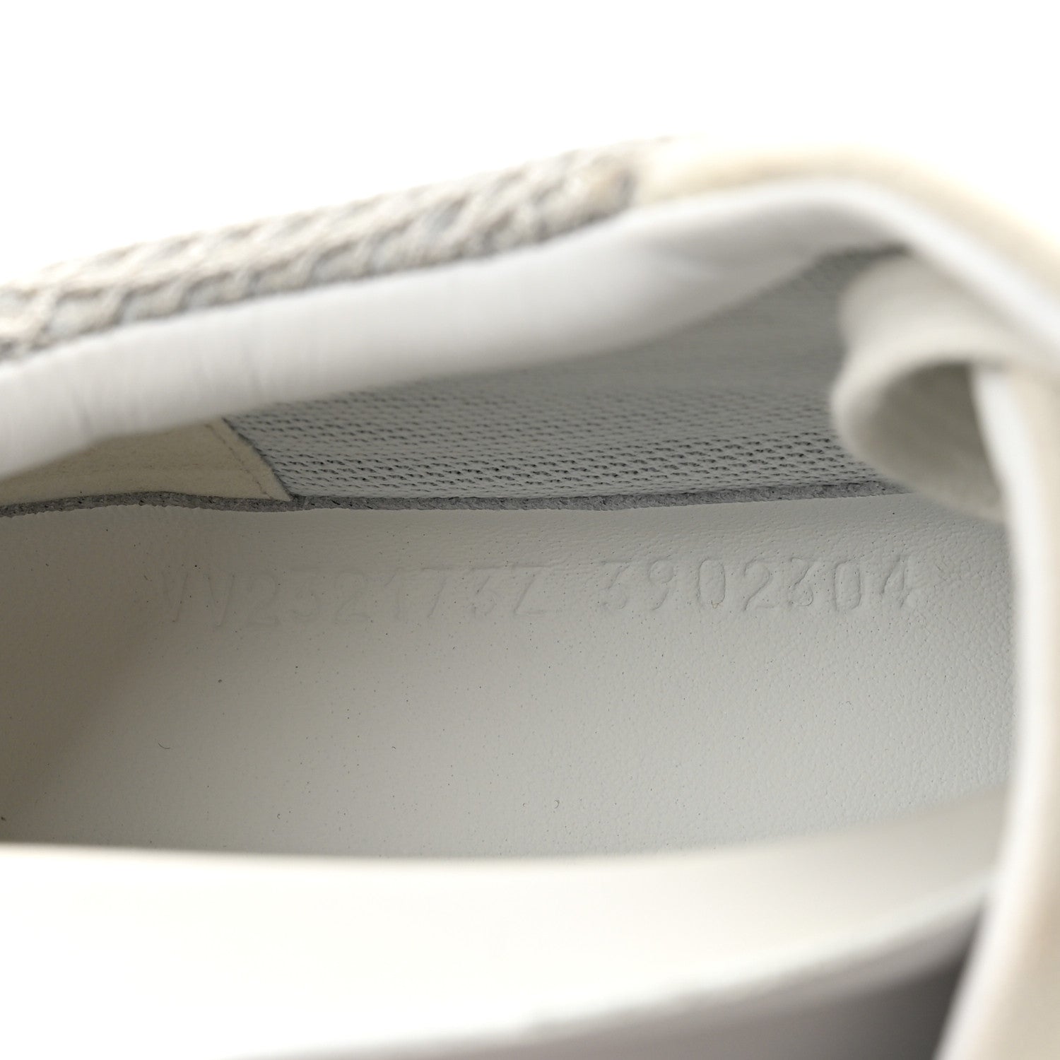 Hermes Air Mesh Suede Goatskin Bouncing Sneakers 39 Gris Lulea White 10 of 10