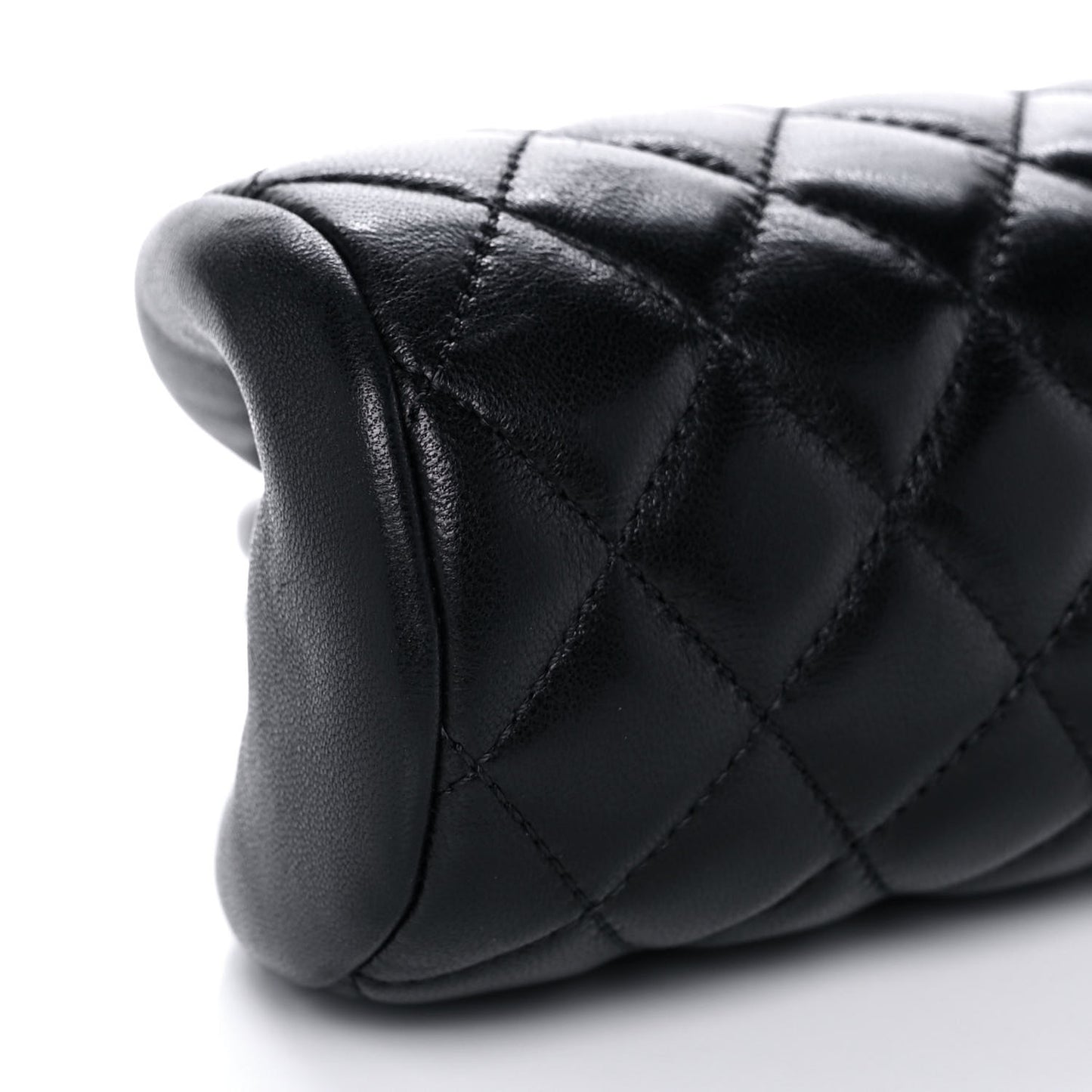 Lambskin Quilted Timeless Clutch Black