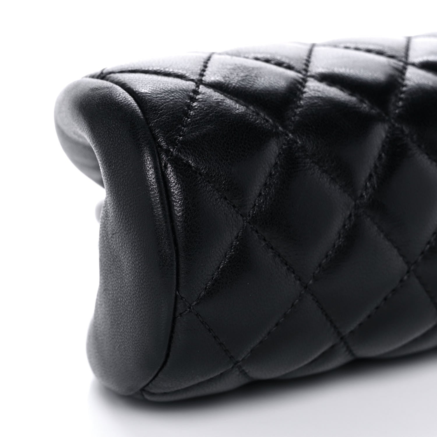 Chanel Lambskin Quilted Timeless Clutch Black 9 of 12