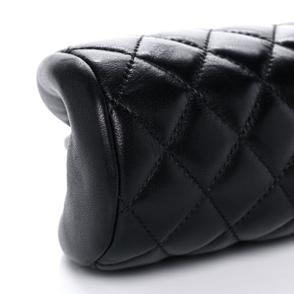 Chanel Lambskin Quilted Timeless Clutch Black 9 of 12