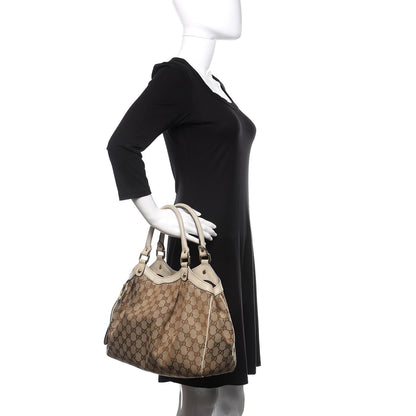 Gucci Monogram Medium Sukey Tote Off White 2 of 16