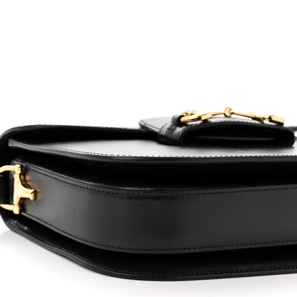 Gucci Azalea Calfskin Horsebit 1955 Shoulder Bag Black Black 8 of 10