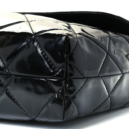 Chanel Vinyl Quilted In the Business Flap Bag Black 11 of 14