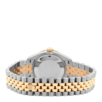Rolex Stainless Steel 18K Yellow Gold Diamond Bezel 31mm Oyster Perpetual Datejust Watch Champagne 278383RBR 3 of 5