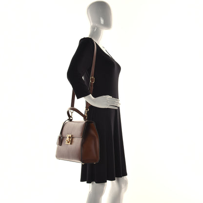 Gucci Calfskin Medium Padlock Signature Top Handle Bag Cuir 2 of 15