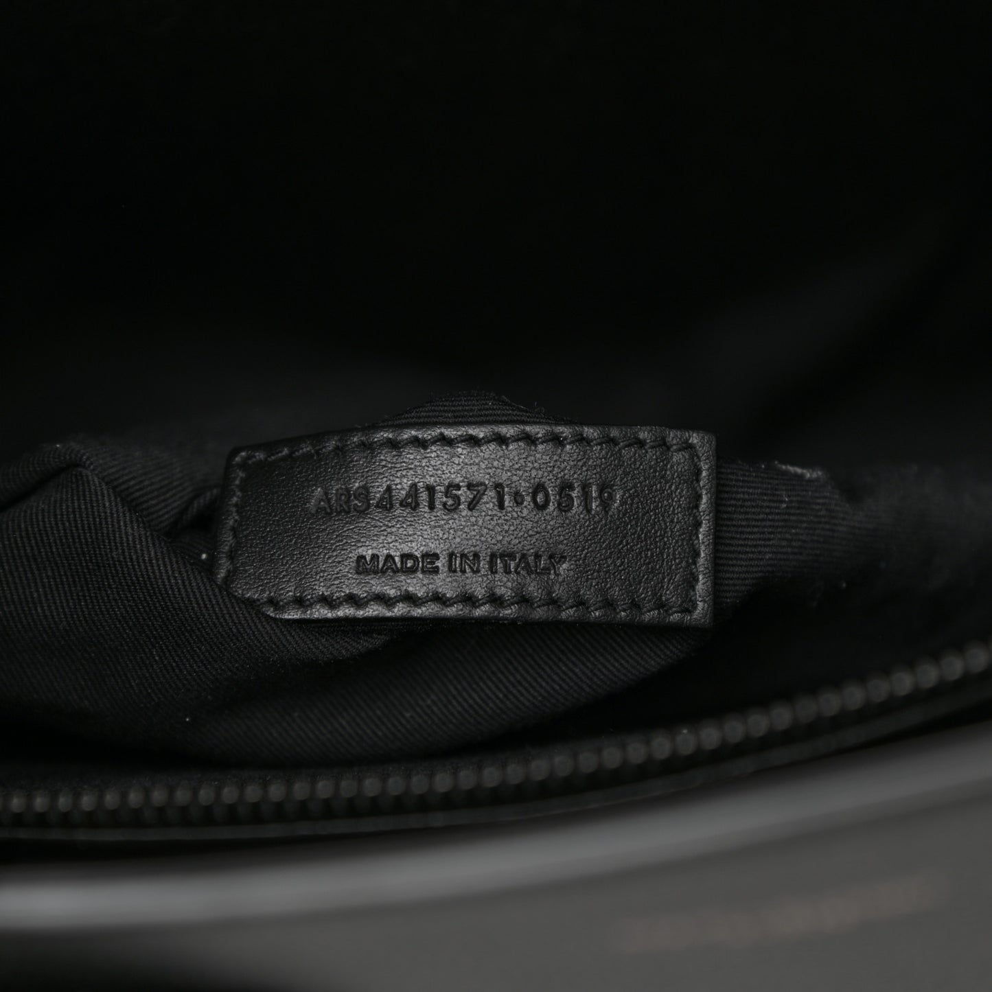 Grained Calfskin Large Sac De Jour Carryall Black