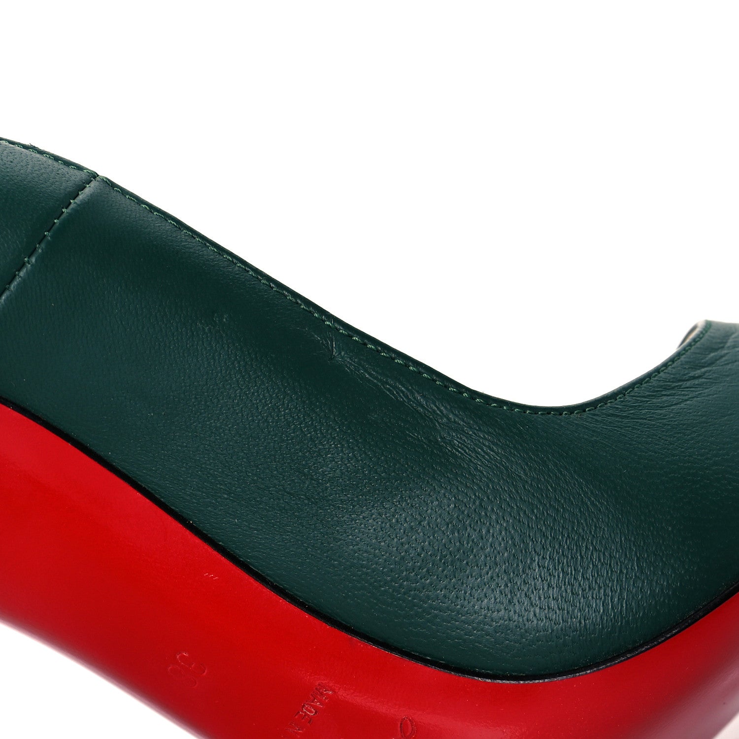 Christian Louboutin Kid So Kate 120 Pumps 38 Green 11 of 11