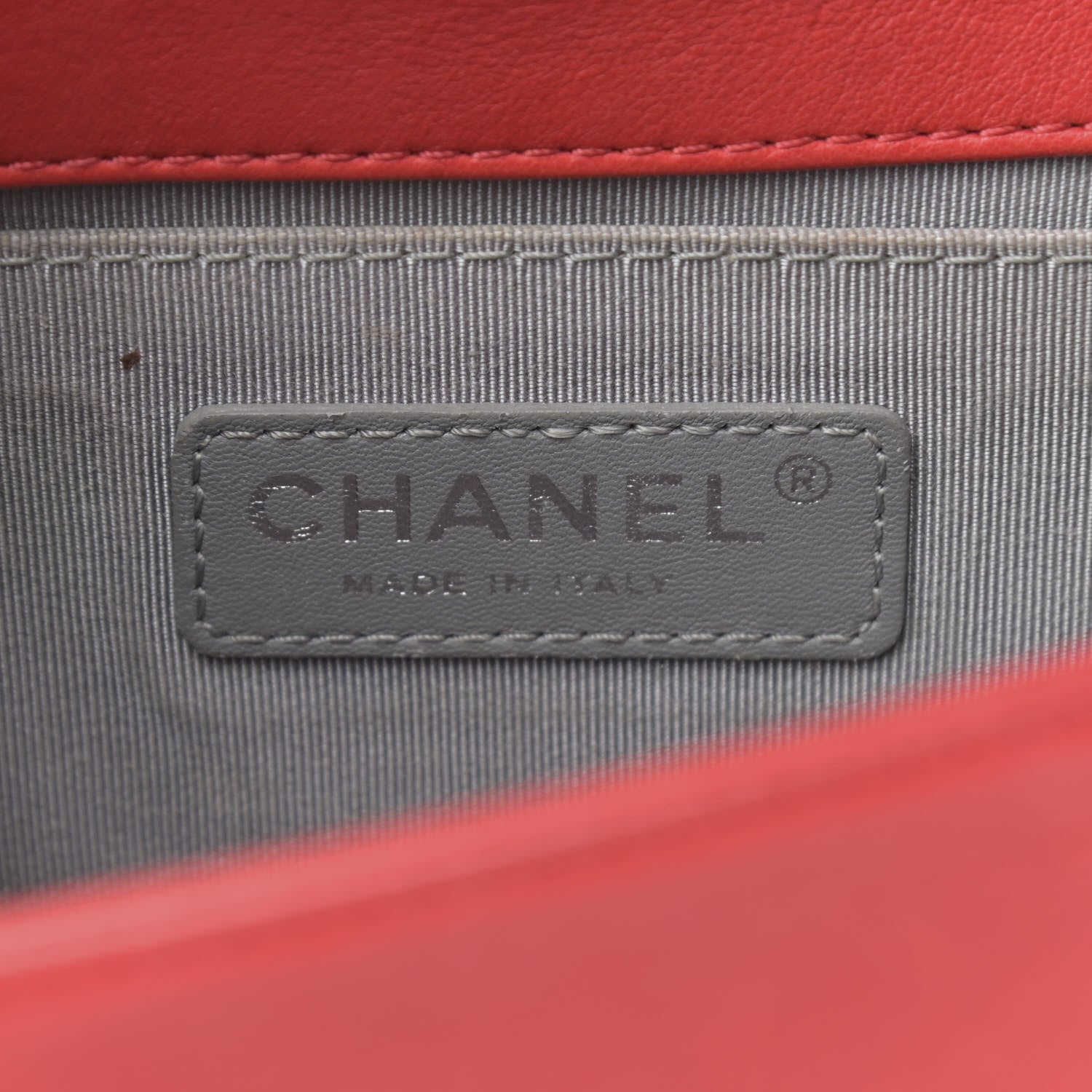 Chanel Calfskin Quilted Double Stitch Medium Boy Flap Red 6 of 19
