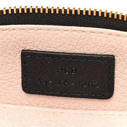 Christian Dior Grained Calfskin Cannage Mini Caro Jewelry Case Black 7 of 8