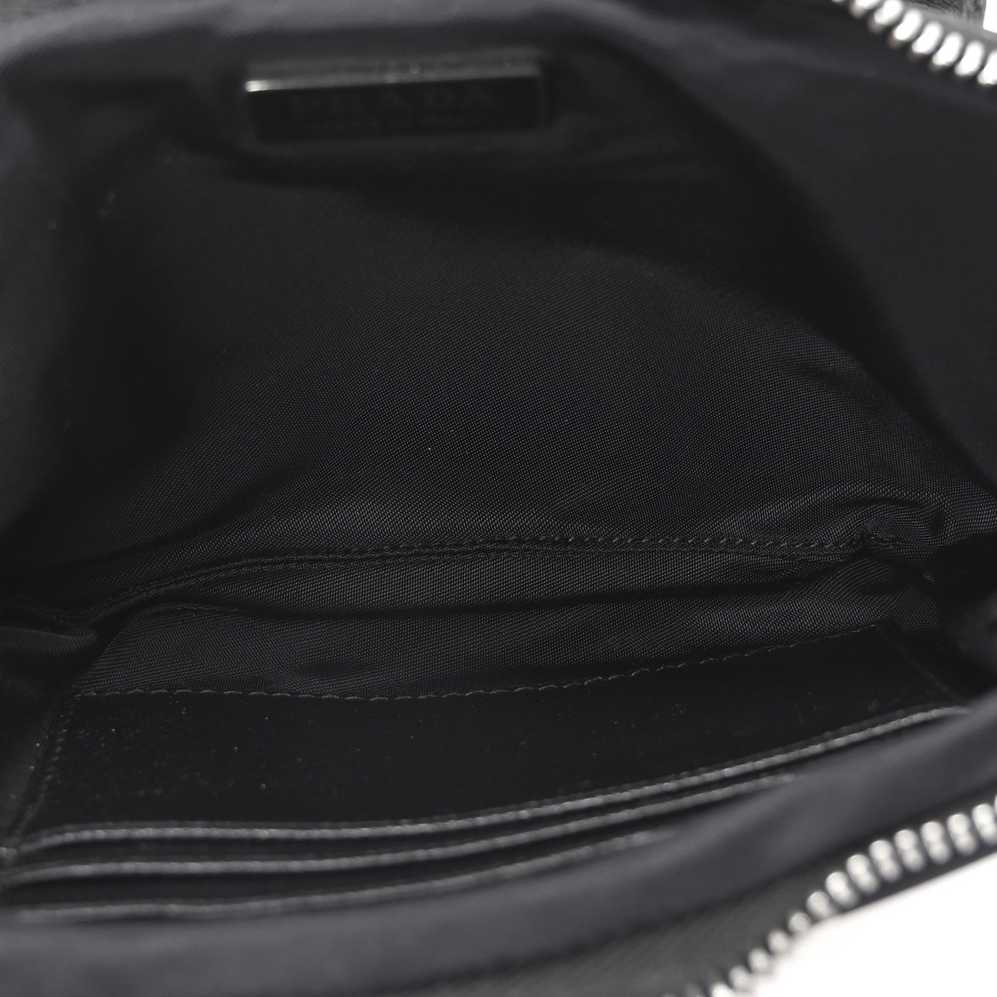 Nylon Saffiano Belt Bag Black