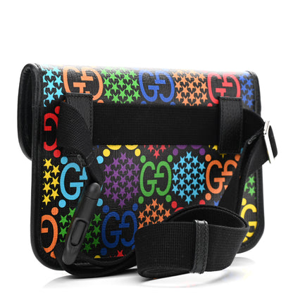 Gucci GG Supreme Monogram Psychedelic Slim Belt Bag Black 3 of 13