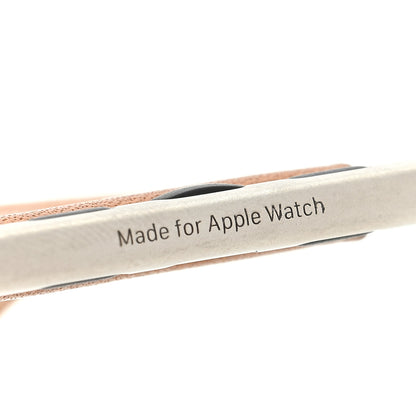 Hermes Barenia 44mm Apple Watch Single Tour Band Fauve 4 of 5