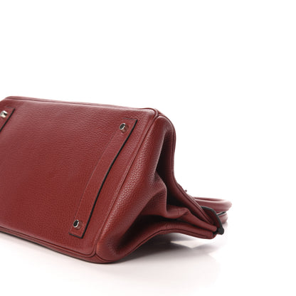 Hermes Taurillon Clemence JPG Birkin 42 Rouge H 10 of 12