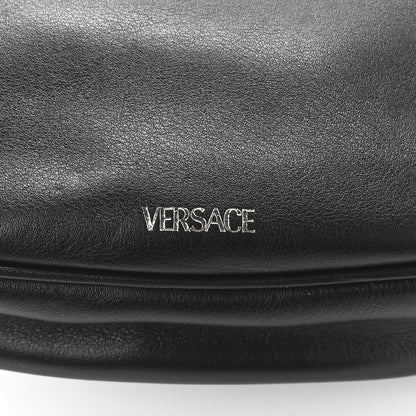 Versace Calfskin Small Repeat Zip Hobo Black 9 of 13