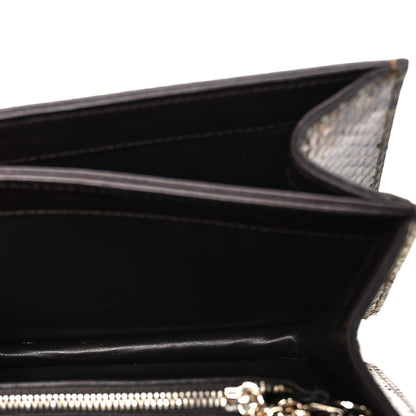 Gucci Snakeskin Small 1973 Top Handle Bag Yellow 5 of 10