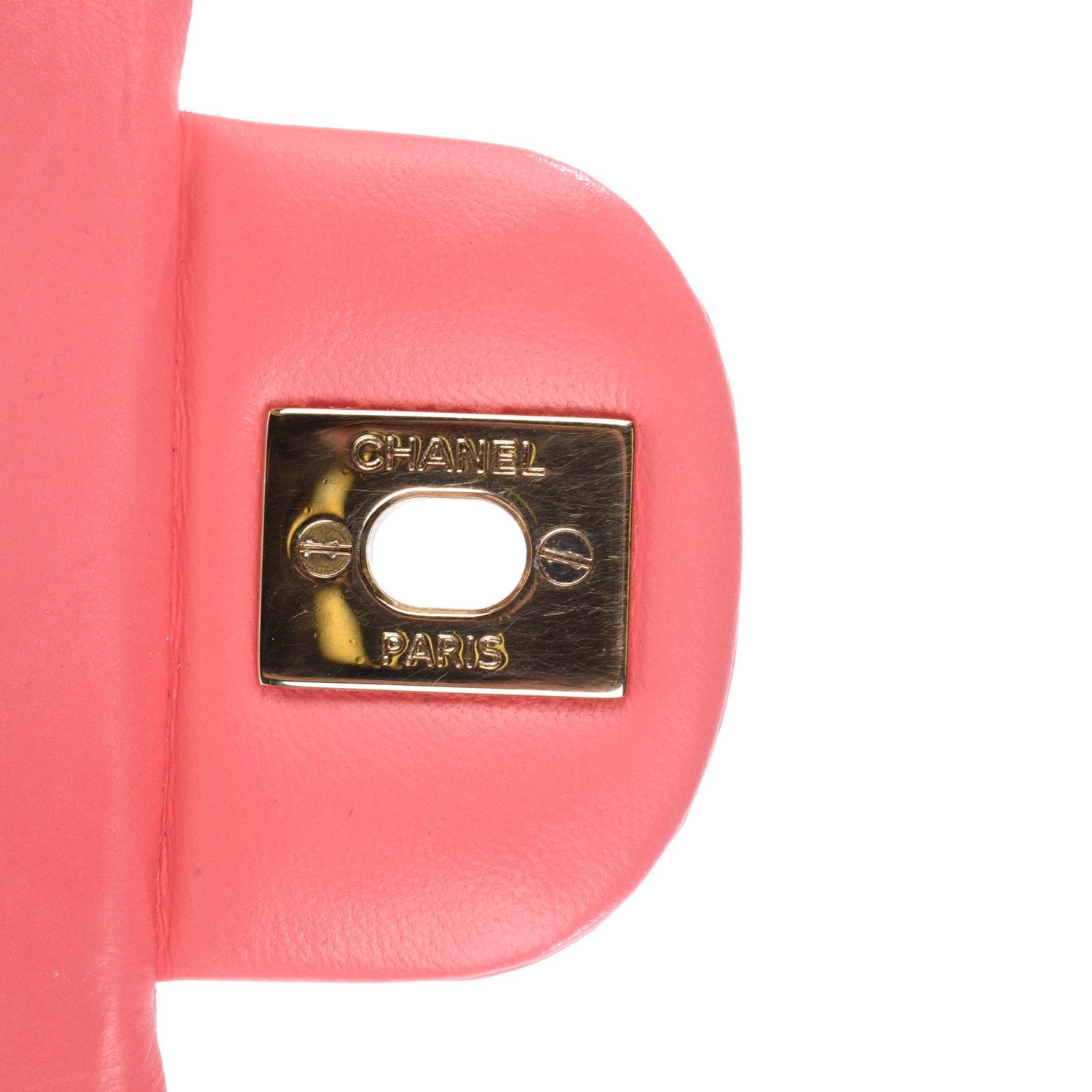 Chanel Lambskin Quilted Valentine Charms Medium Single Flap Pink 6 of 9