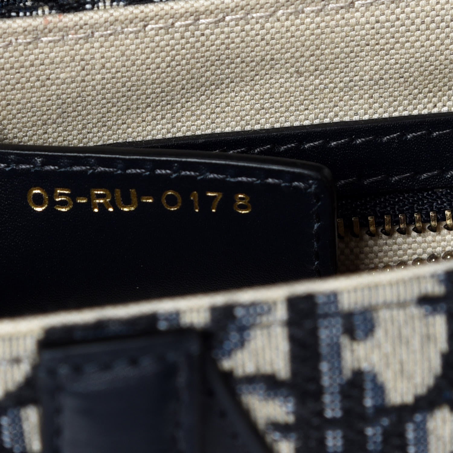 Christian Dior Oblique Saddle Bag Blue 7 of 7
