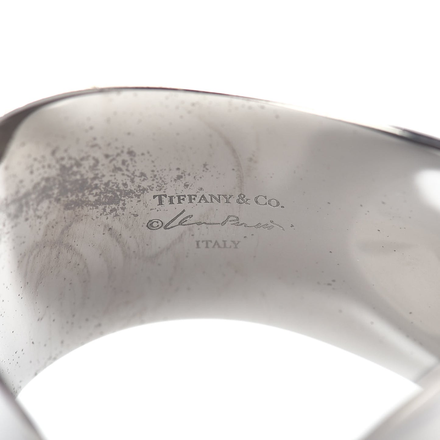 Ruthenium Small Elsa Peretti Left Wrist Bone Cuff Bracelet