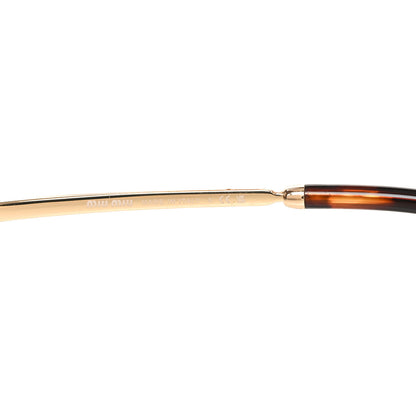 Miu Miu Metal Aube Sunglasses SMUA51 Gold Tortoise 5 of 7