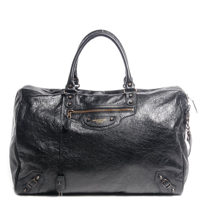 Balenciaga Agneau 24Hour Voyage Travel Bag Black 1 of 14