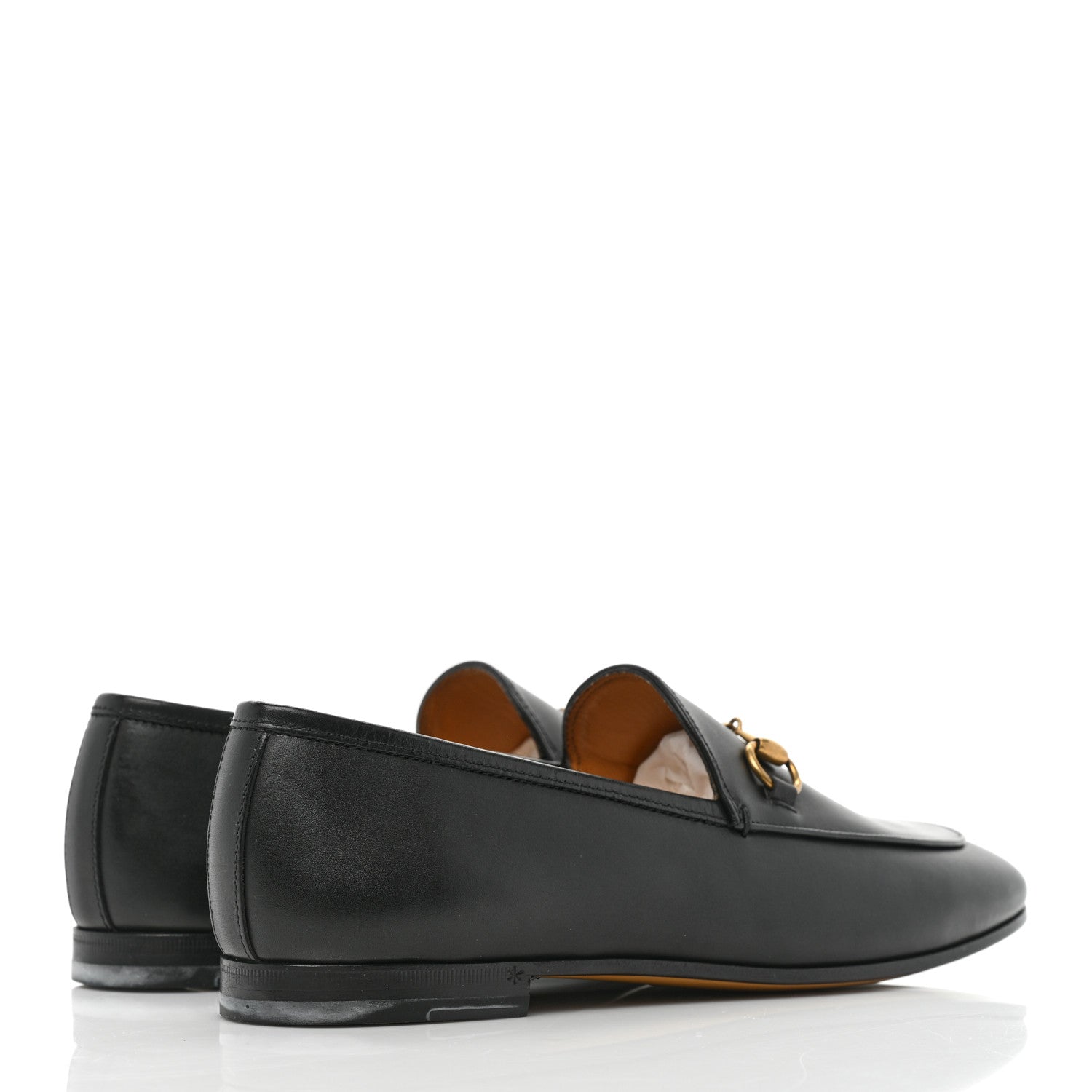 Gucci Calfskin Womens Jordaan Loafers 39 Black 4 of 9