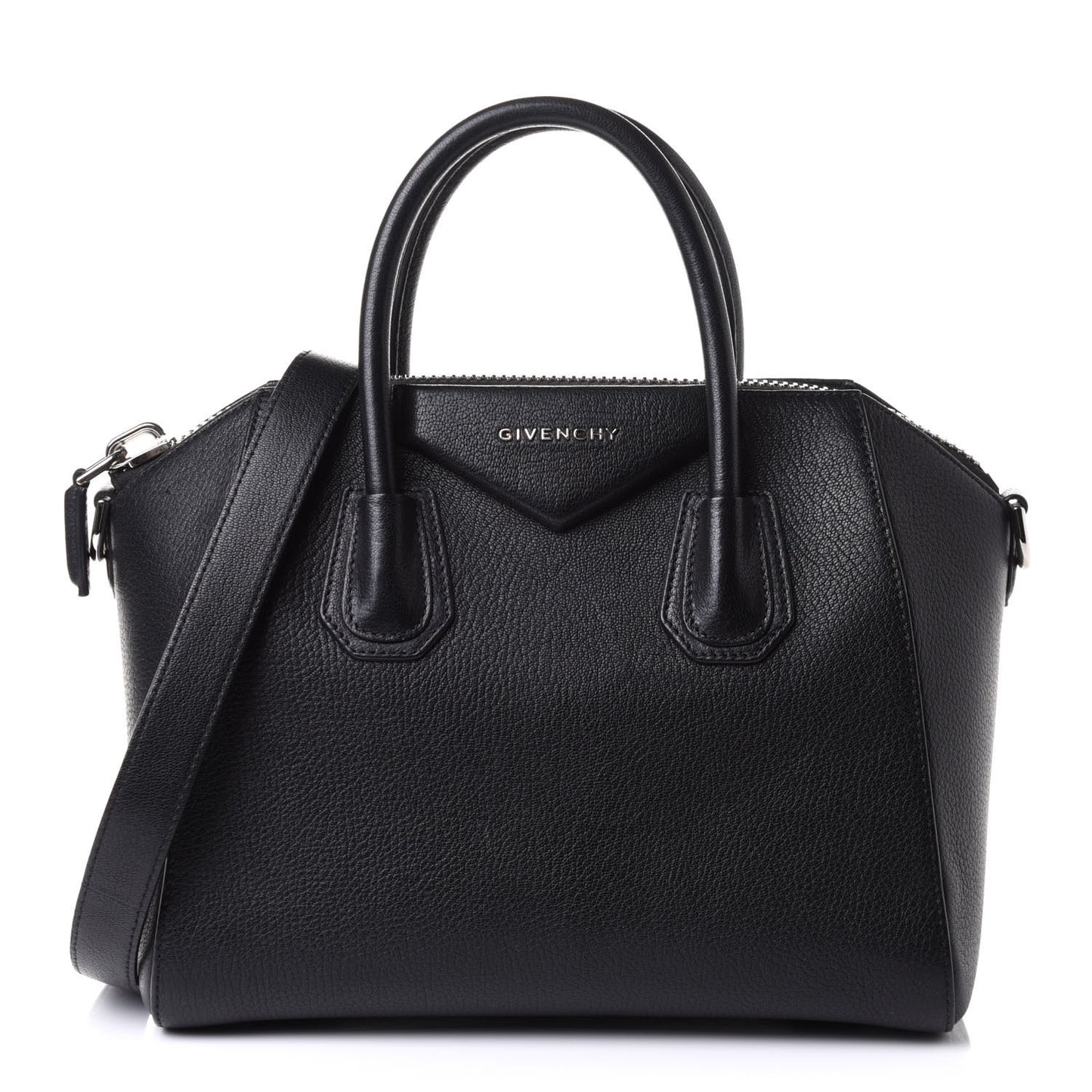Sugar Goatskin Small Antigona Black