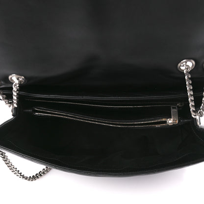 Saint Laurent Calfskin Y Quilted Monogram Large Loulou Chain Satchel Black 5 of 11