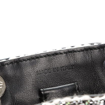 Christian Dior Metallic Tweed Mini Diorissimo Silver 8 of 8