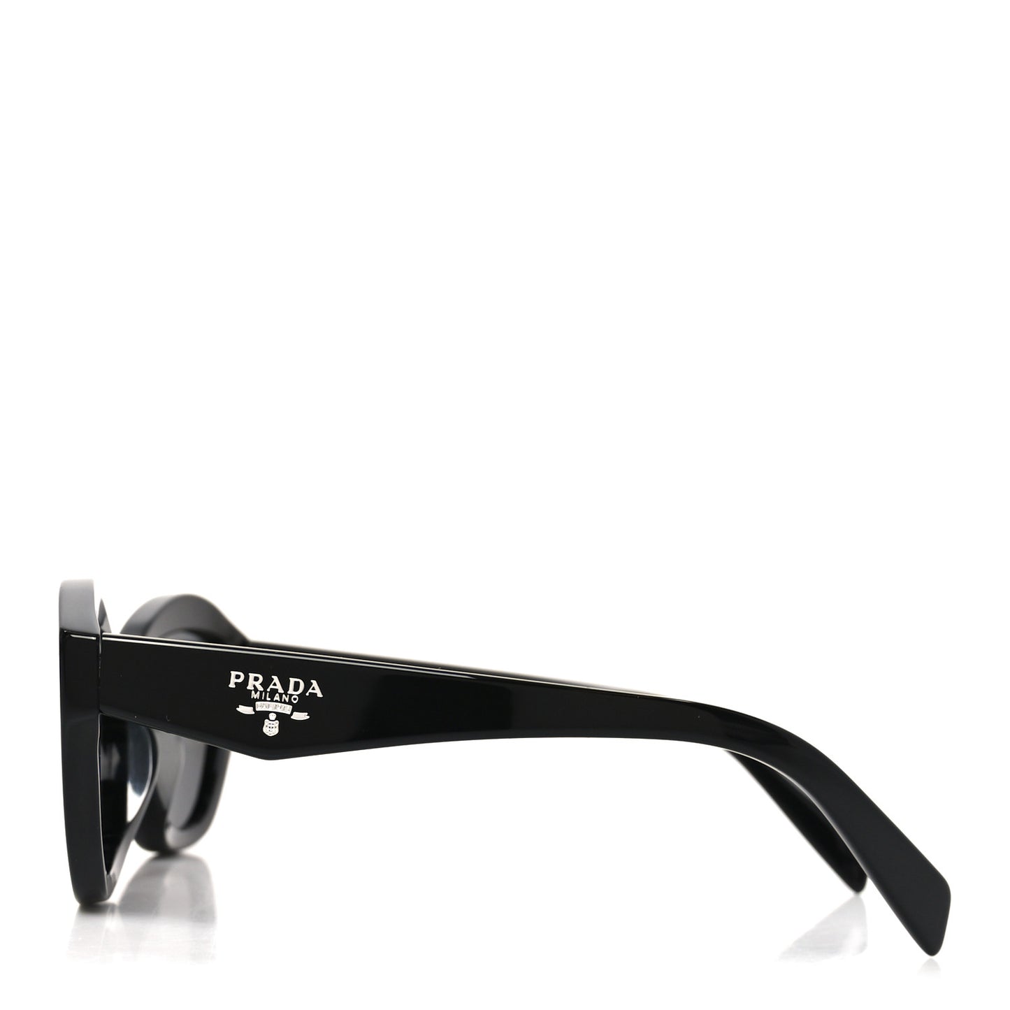 Acetate Logo Sunglasses SPR A02-F Black