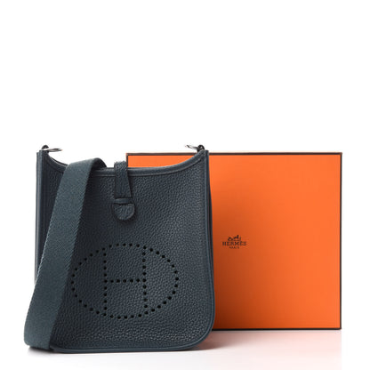 Hermes Taurillon Clemence Amazone Evelyne TPM Vert Cypress 11 of 11