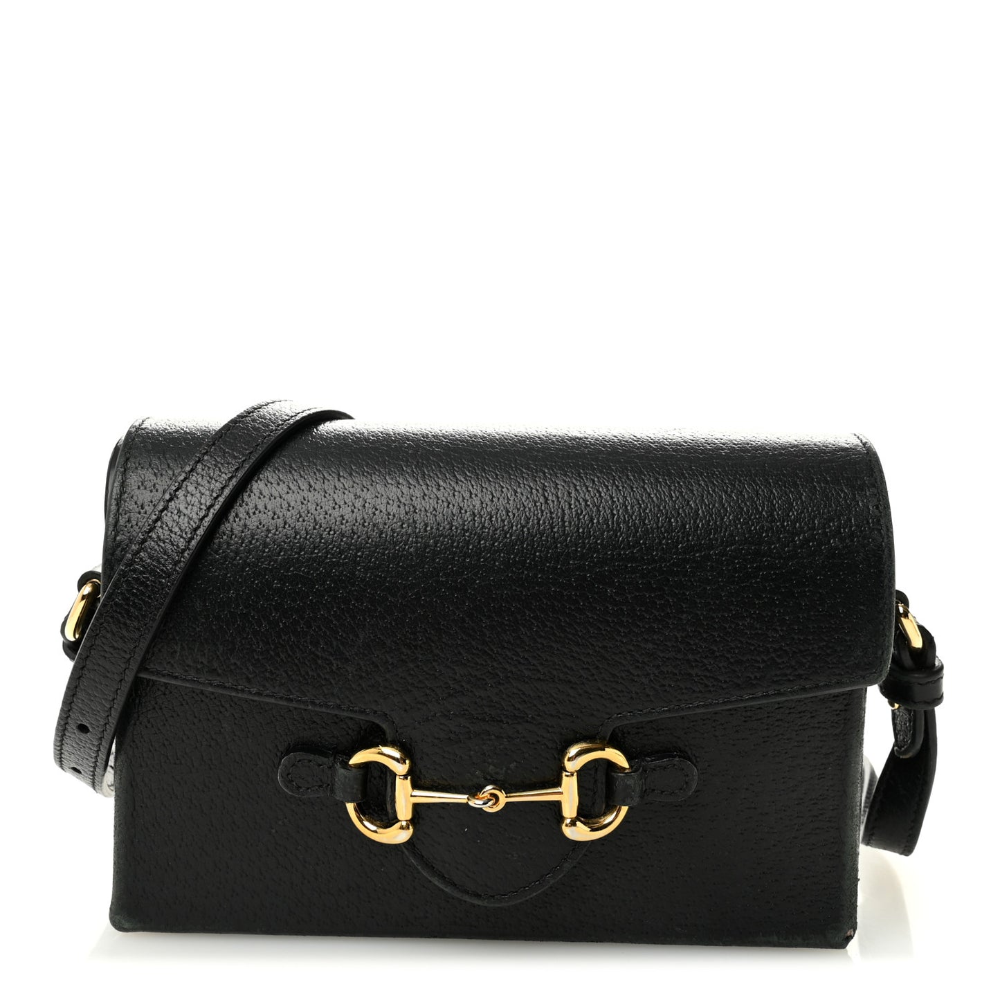 Calfskin Horsebit 1955 Shoulder Bag Black