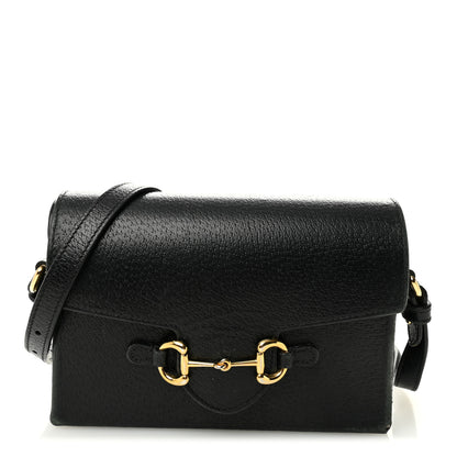 Gucci Calfskin Horsebit 1955 Shoulder Bag Black 1 of 13
