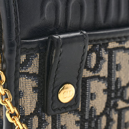 Christian Dior Oblique 30 Montaigne 2-In-1 Pouch Blue 11 of 11