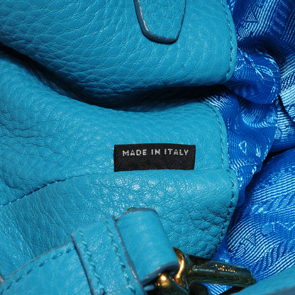 Prada Vitello Daino Convertible Side Pocket Hobo Voyage 7 of 9