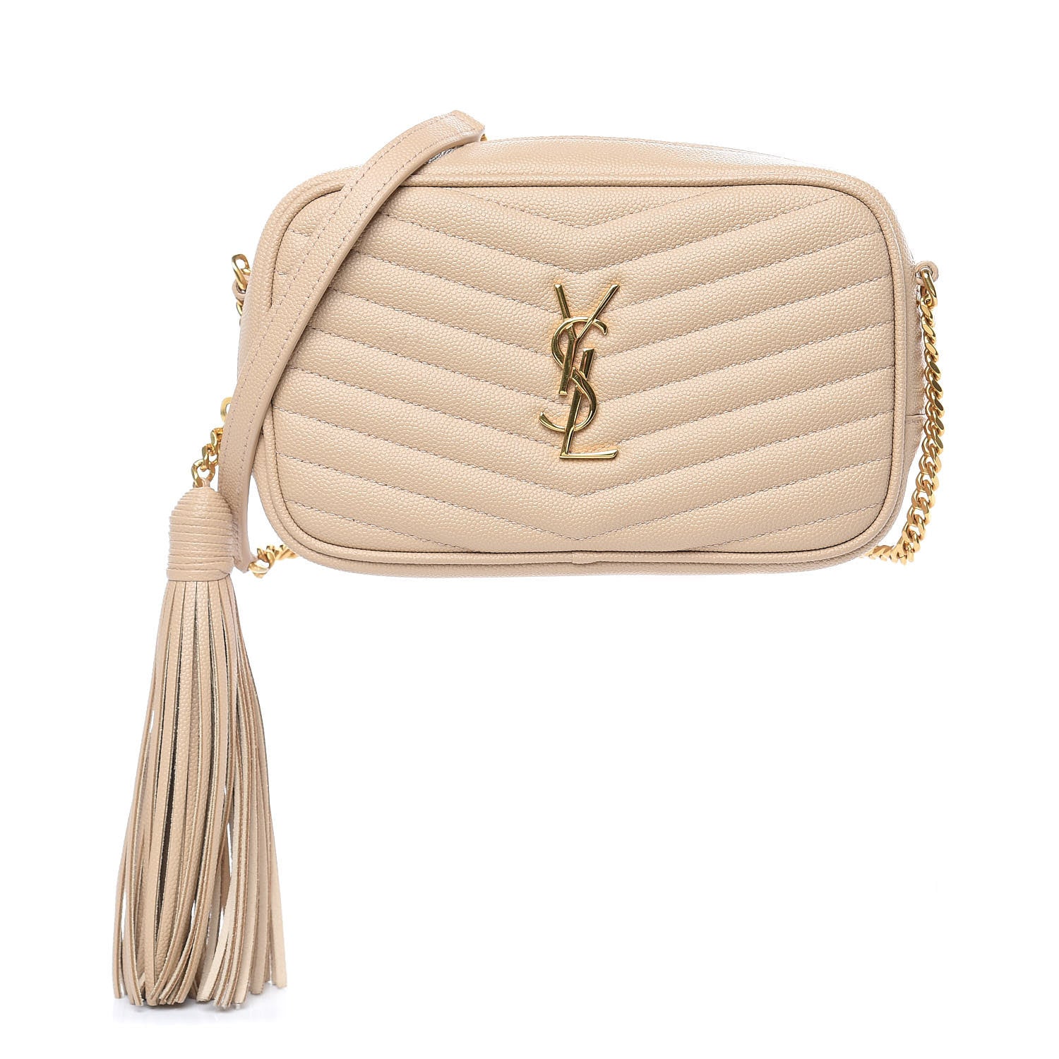 Saint Laurent Grain De Poudre Matelasse Monogram Mini Lou Camera Bag New Powder 1 of 11