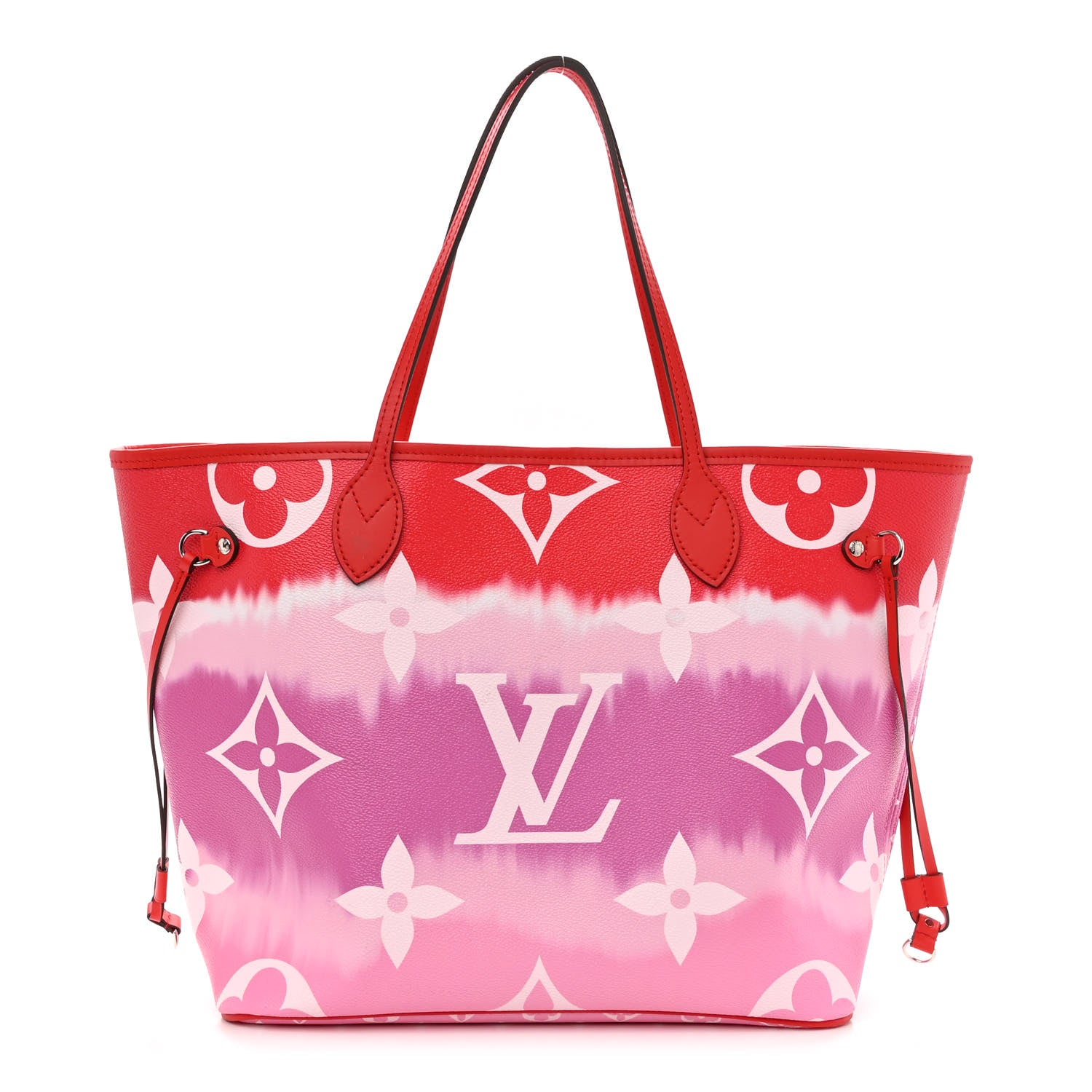 Louis Vuitton Monogram Escale Neverfull MM Rouge 1 of 10