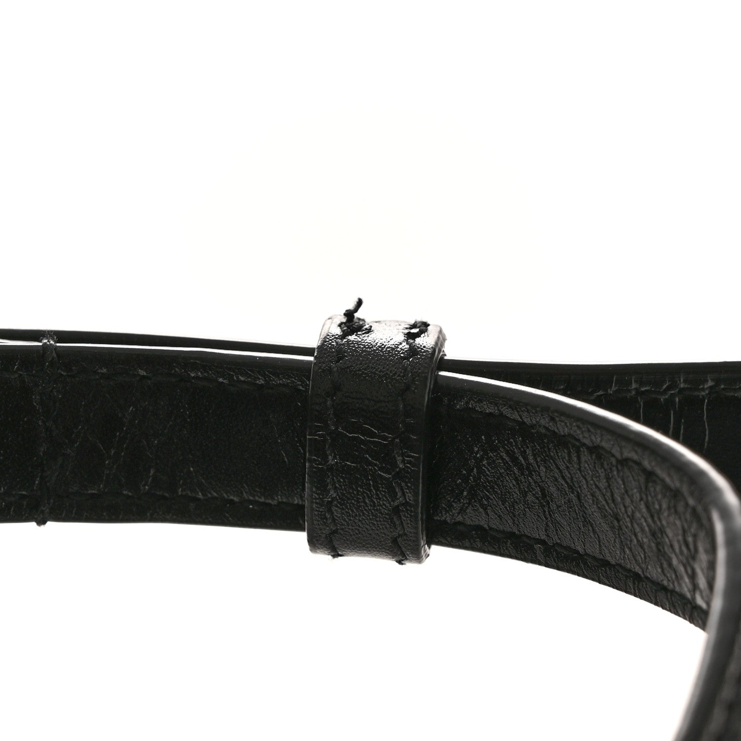 Saint Laurent Smooth Calfskin Monogram Crossbody Bag Black 10 of 10