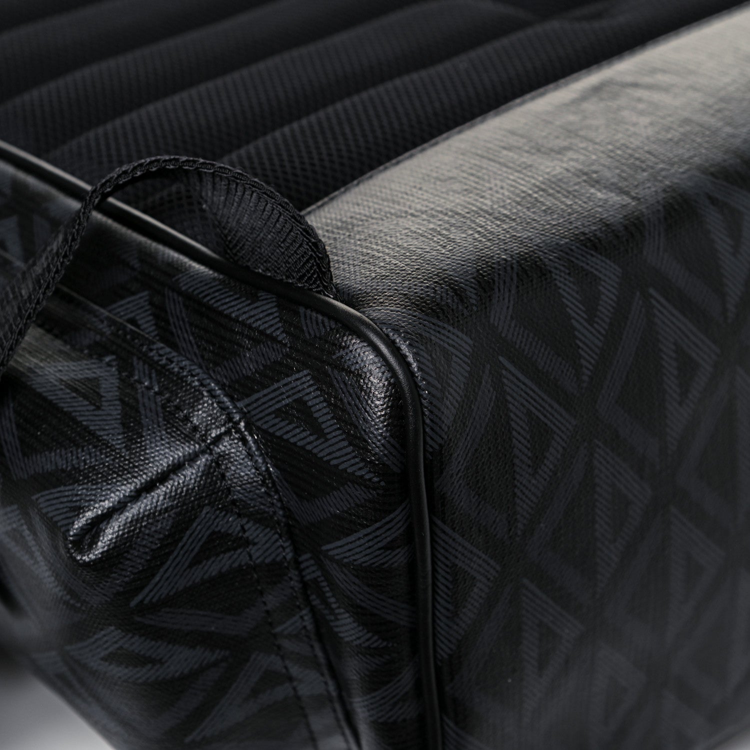 Christian Dior Canvas CD Diamond Hit The Road Backpack Black 10 of 11