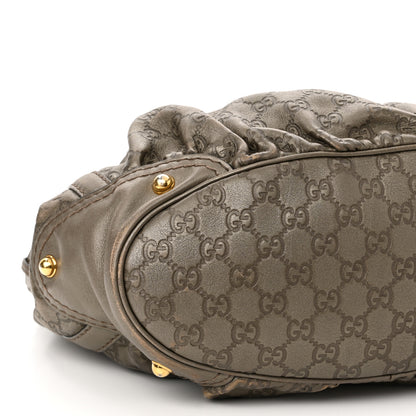 Gucci Guccissima Medium Jockey Tote Grey 9 of 11