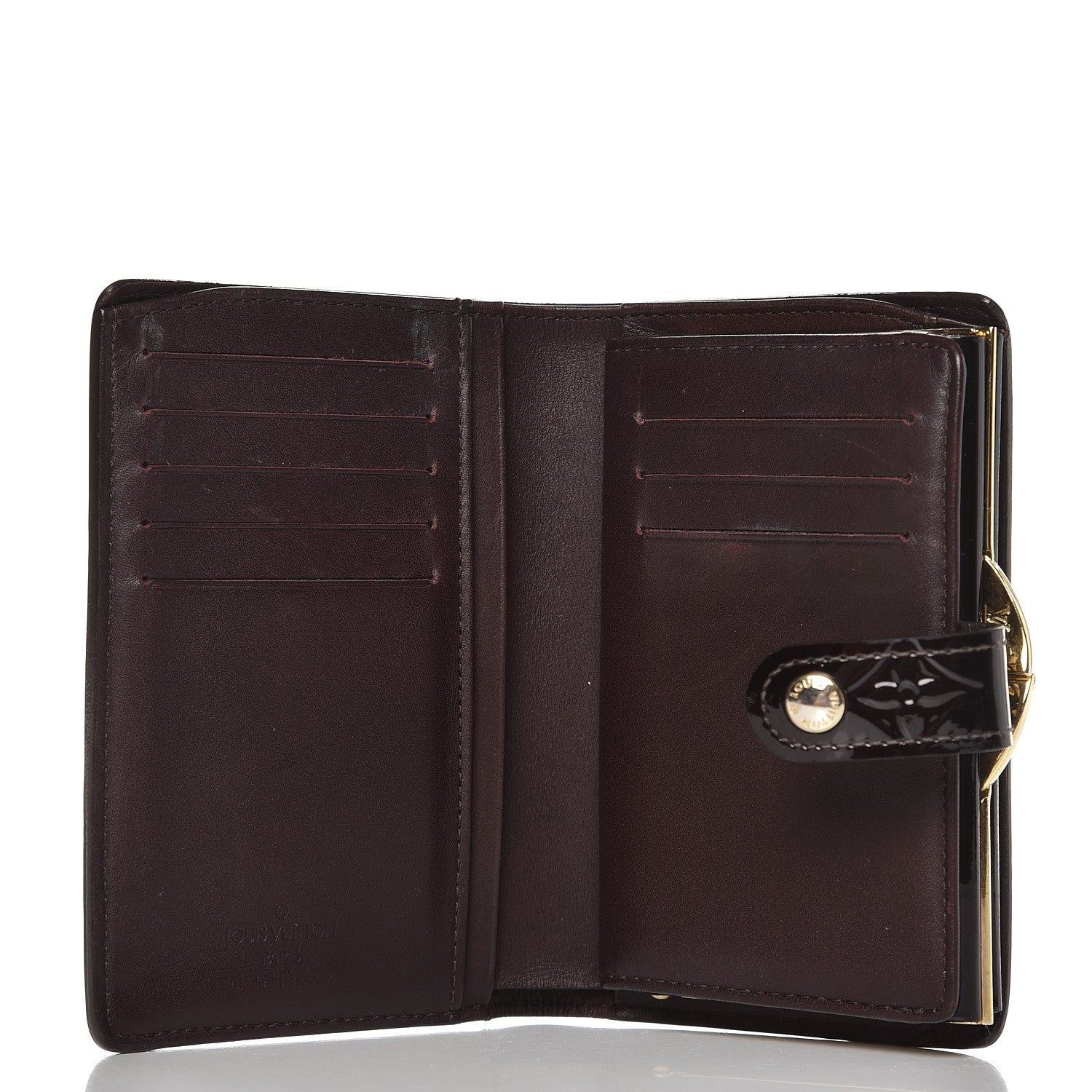 Louis Vuitton Vernis French Purse Wallet Amarante 5 of 8