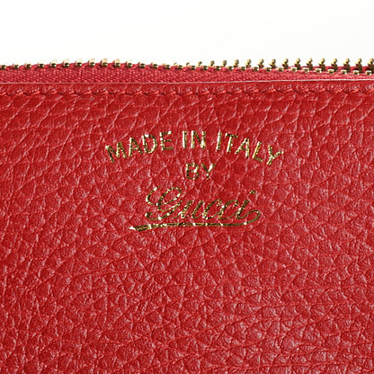 Gucci Dollar Calfskin Swing Wristlet Wallet Red 14 of 18