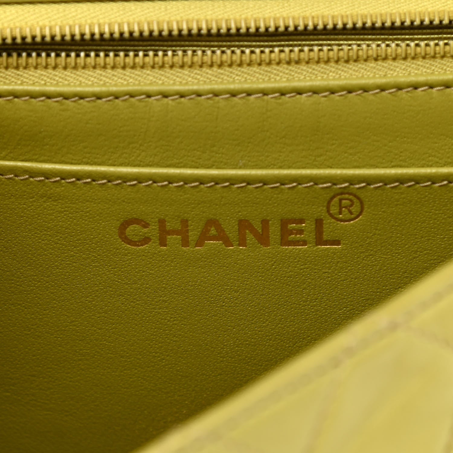 Chanel Lambskin Quilted Flap Clutch Light Green 7 of 11
