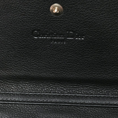 Christian Dior Patent Cannage Lady Dior Rendezvous Wallet On Chain Black Black 7 of 11