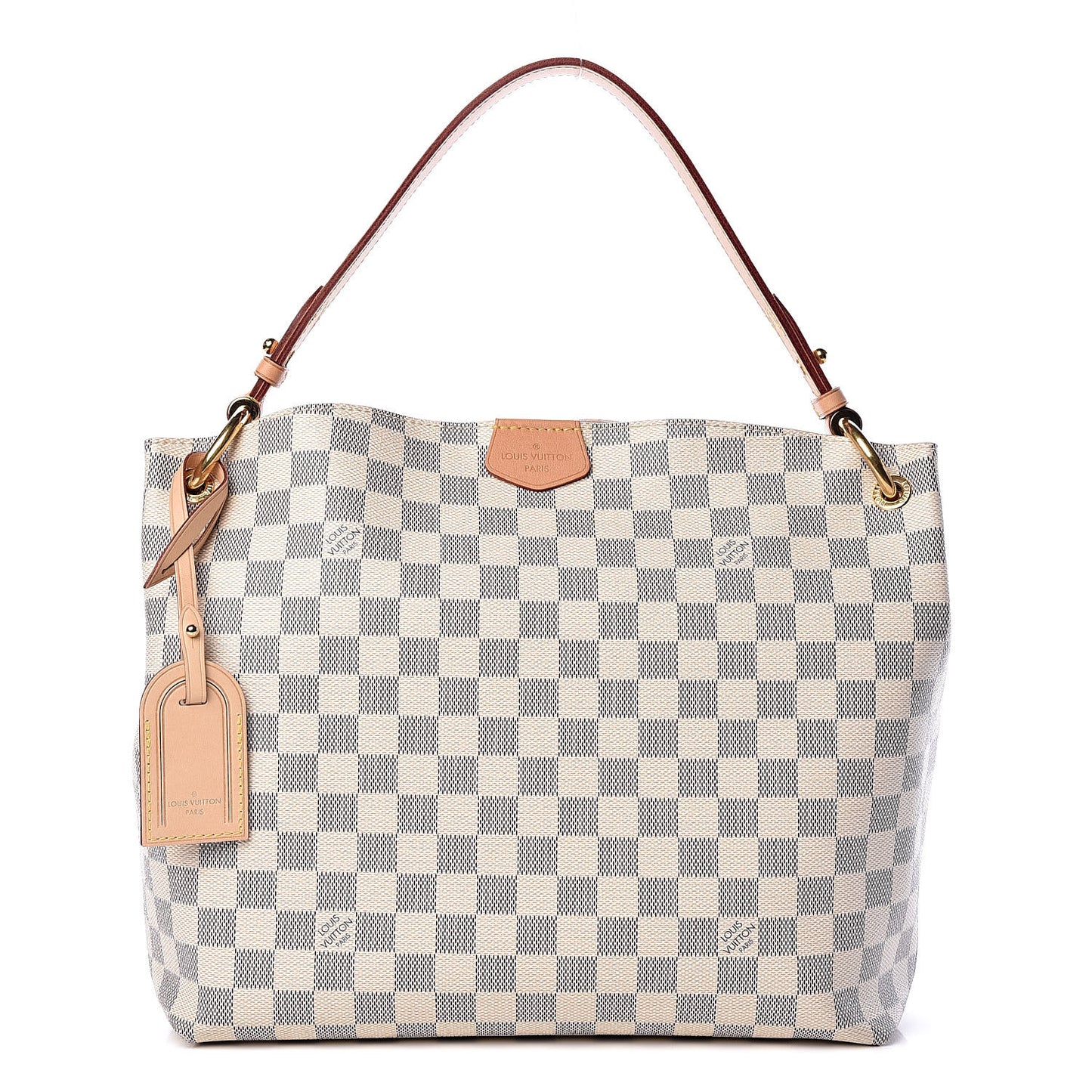 Damier Azur Graceful PM Rose Ballerine