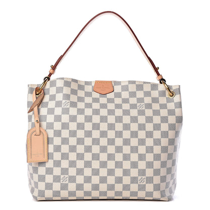 Louis Vuitton Damier Azur Graceful PM Rose Ballerine 1 of 12